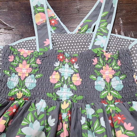 GUC Matilda Jane Gray Floral Tunic 12 - Picture 4 of 5